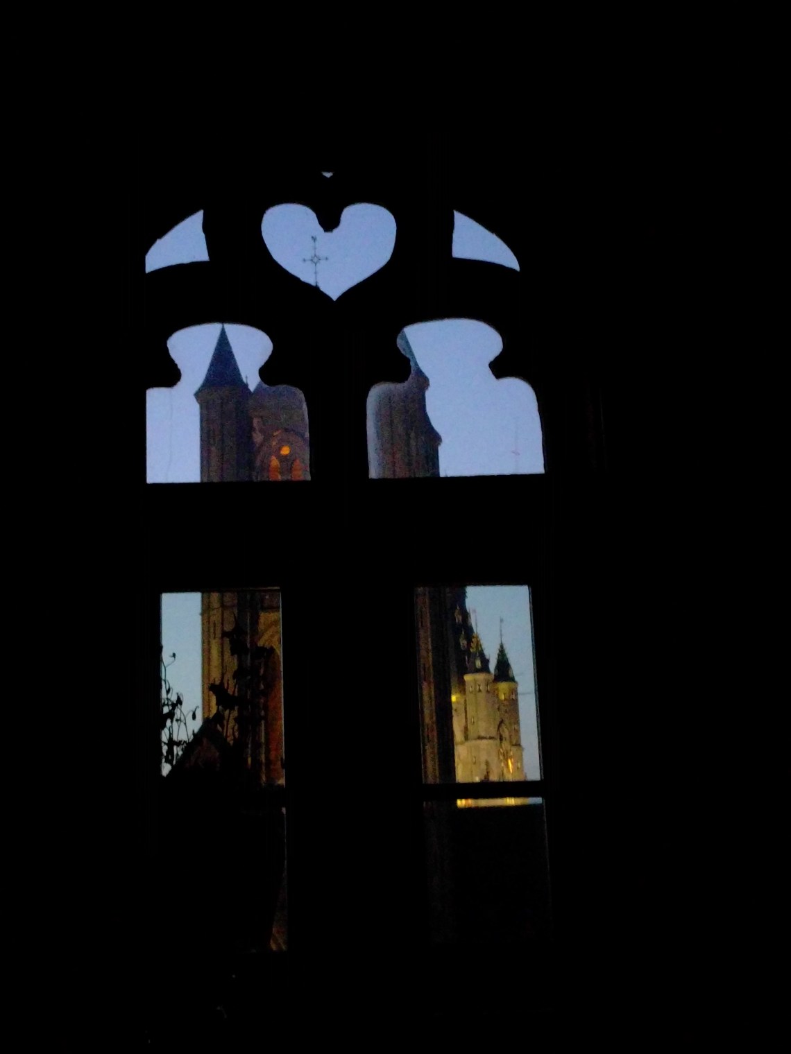 morning views of the towers